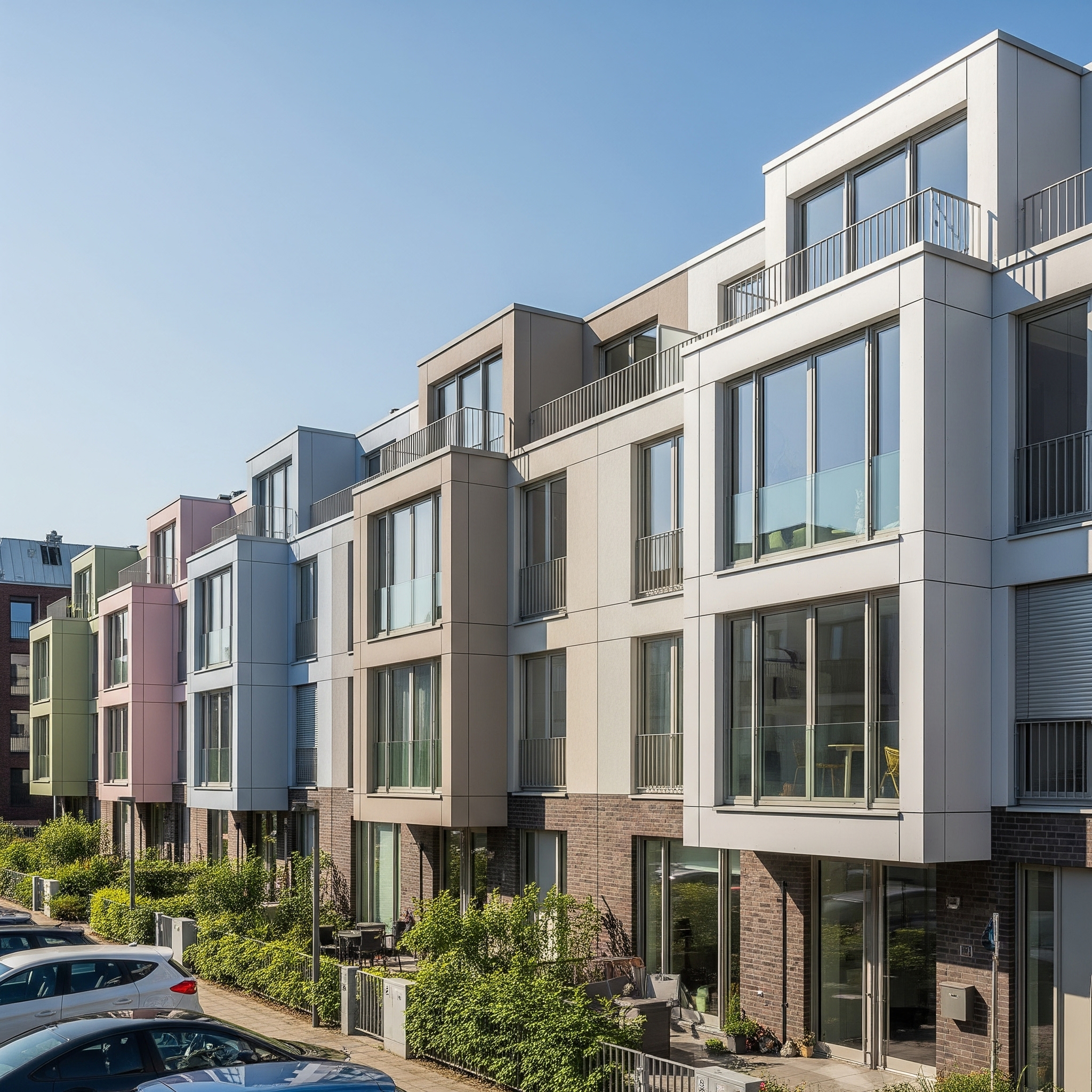 Moderne Stadthäuser